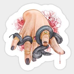 Witch Hand Sticker